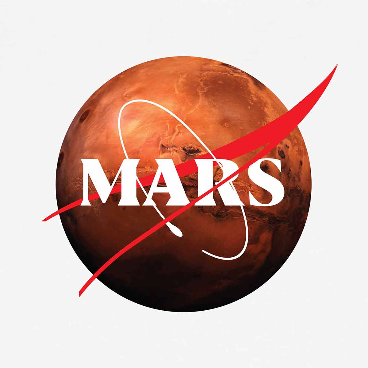 Dalix Mars Meatball Graphic T-Shirt