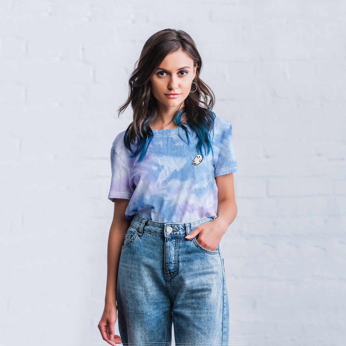 Dalix Tie Dye Ghost Tee