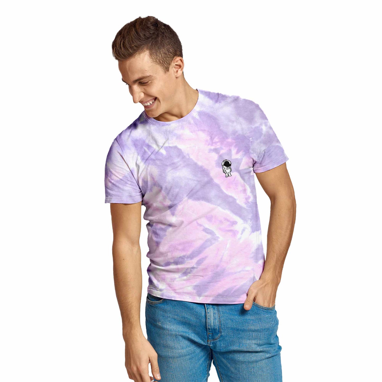 Dalix Tie Dye Astronaut Tee