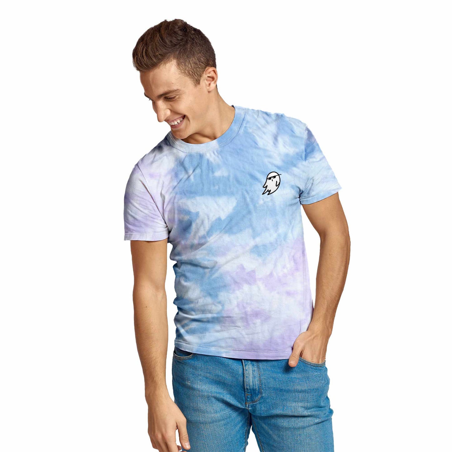 Dalix Tie Dye Ghost Life Tee