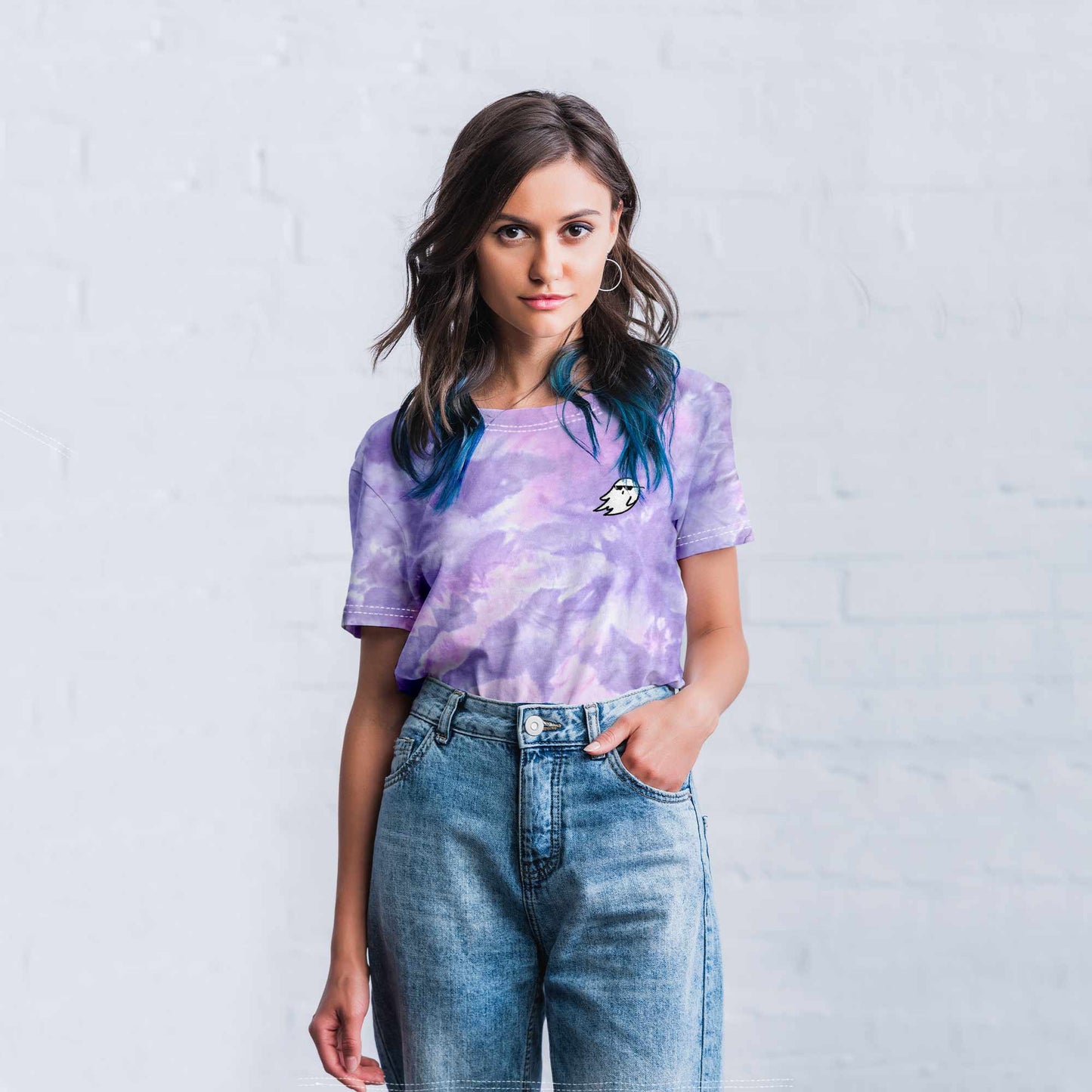 Dalix Tie Dye Ghost Life Tee