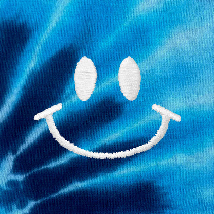 Dalix Tie Dye Smile Face Tee