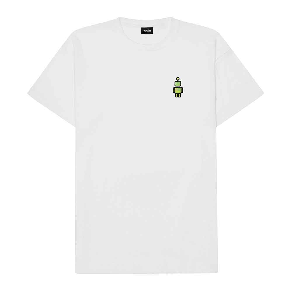 Dalix Robot Relaxed Tee (Glow in the Dark)