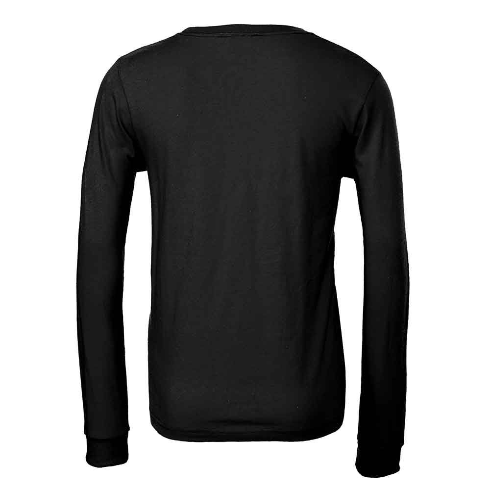 Dalix UFO Embroidered Cotton Classic Fit Long Sleeve Crewneck Tee Shirt Mens in Black 2XL XX-Large