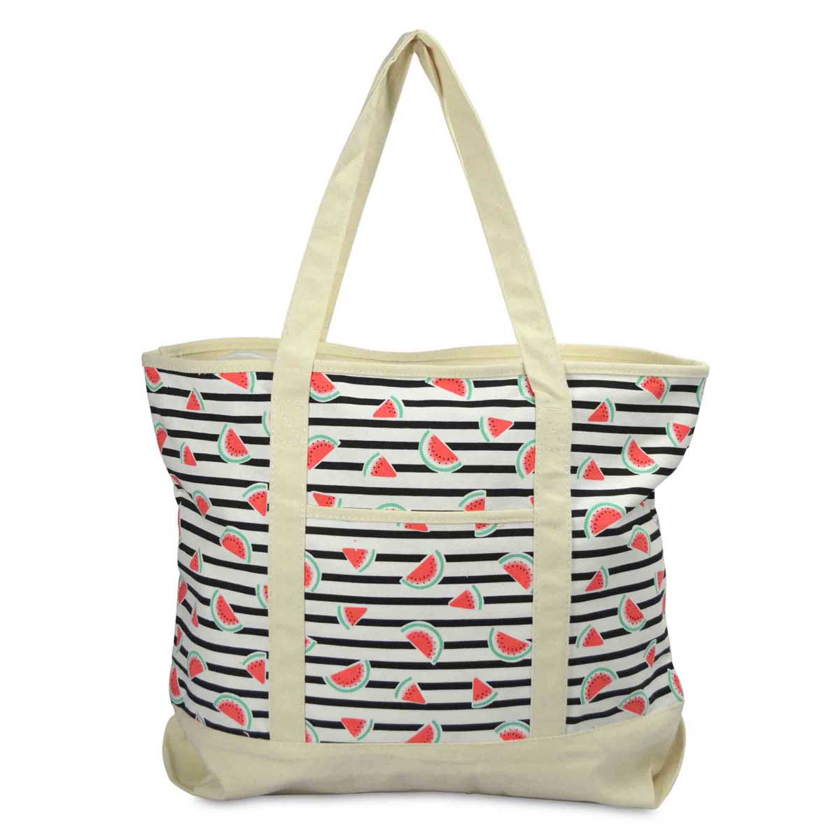 Dalix 22" Soft Canvas Tote Bag Special Patterns Collection