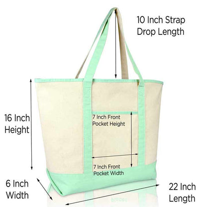 Dalix Seahorse Tote Bag