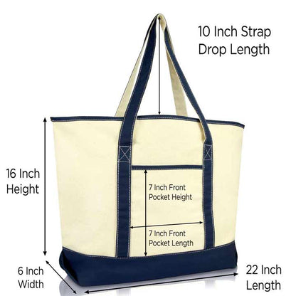 Dalix Seahorse Tote Bag