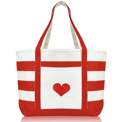Dalix Heart Tote Bag