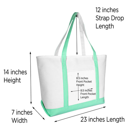 Dalix Rainbow Tote Bag