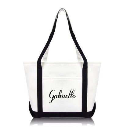 Dalix Womens Names Tote Bag