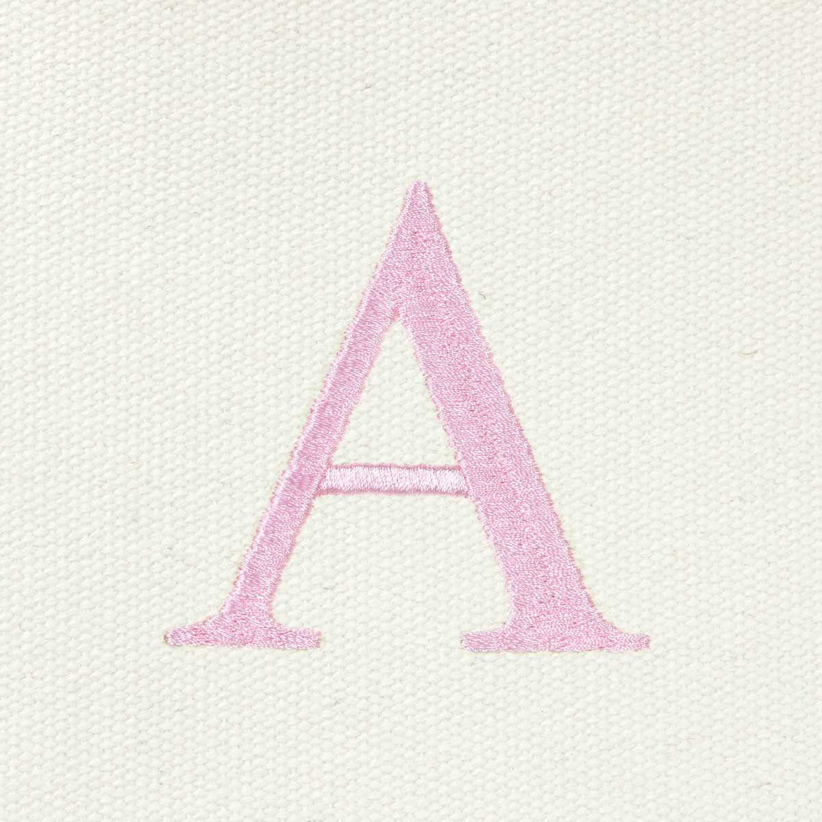 Dalix Medium Personalized Tote Bag Monogrammed Initial Letter - A