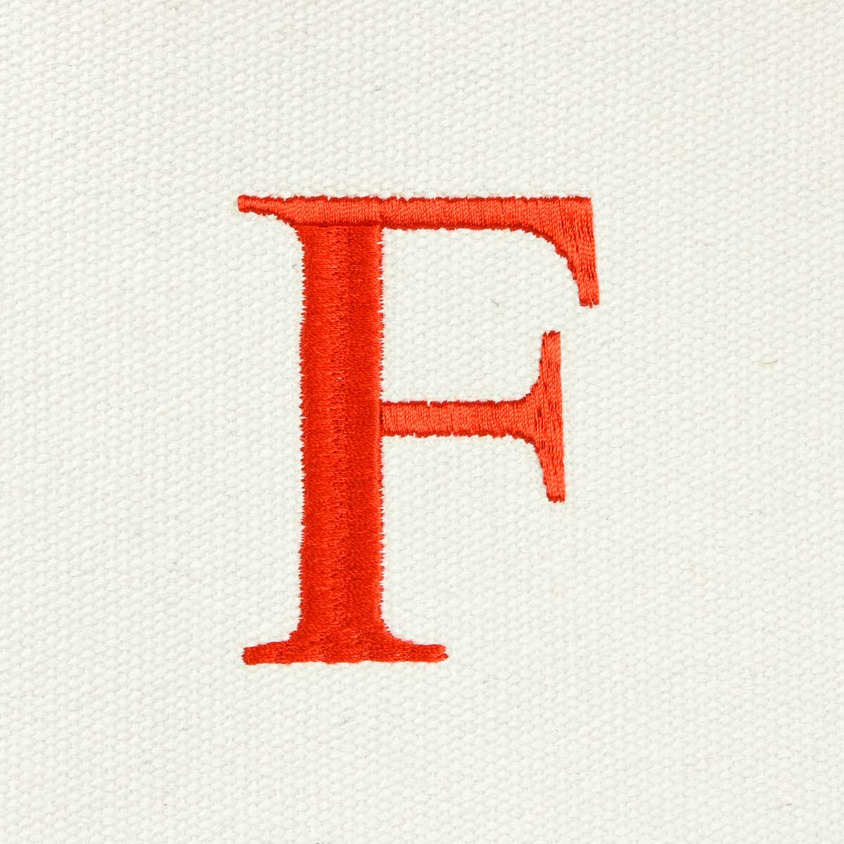Dalix Medium Personalized Tote Bag Monogrammed Initial Letter - F