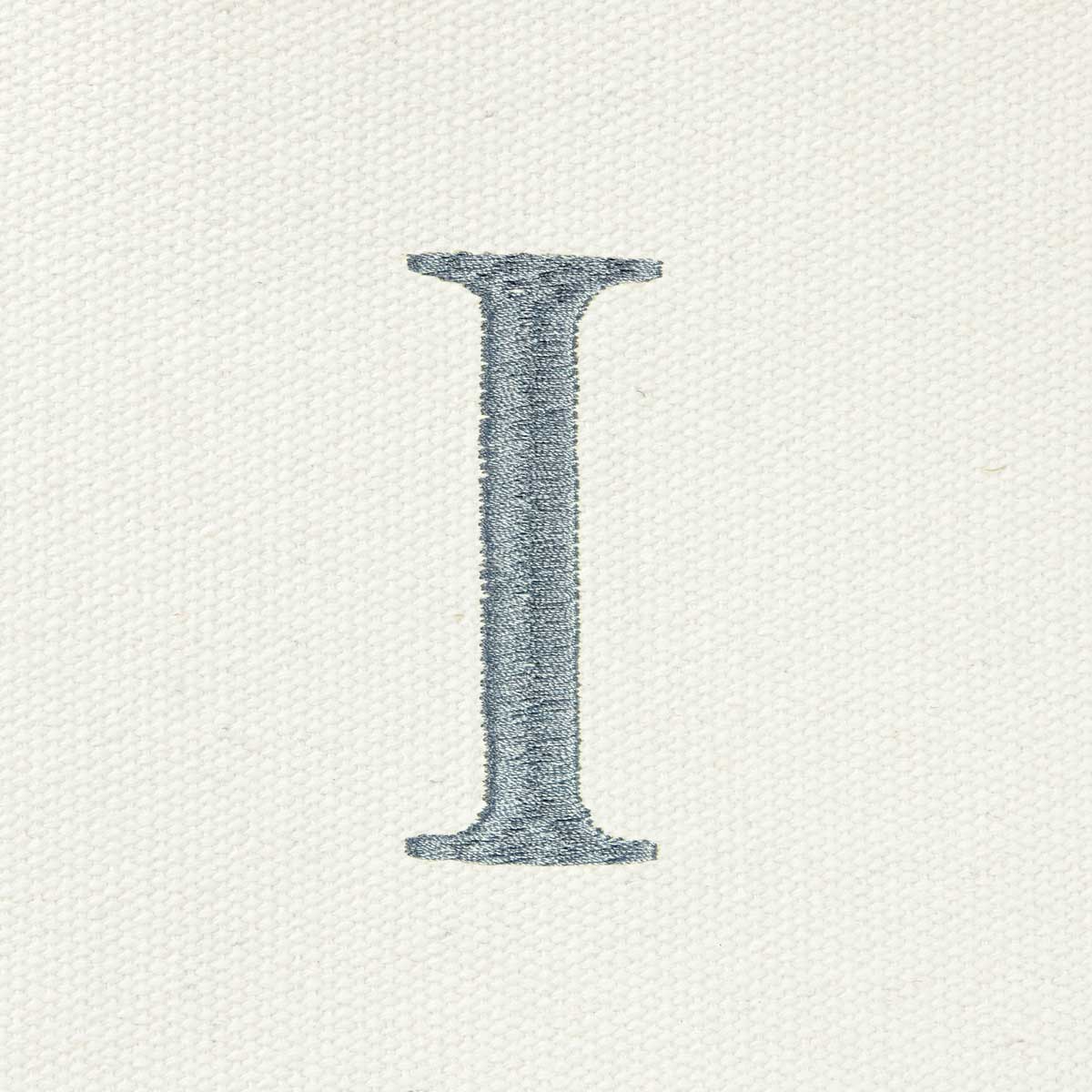 Dalix Medium Personalized Tote Bag Monogrammed Initial Letter - I