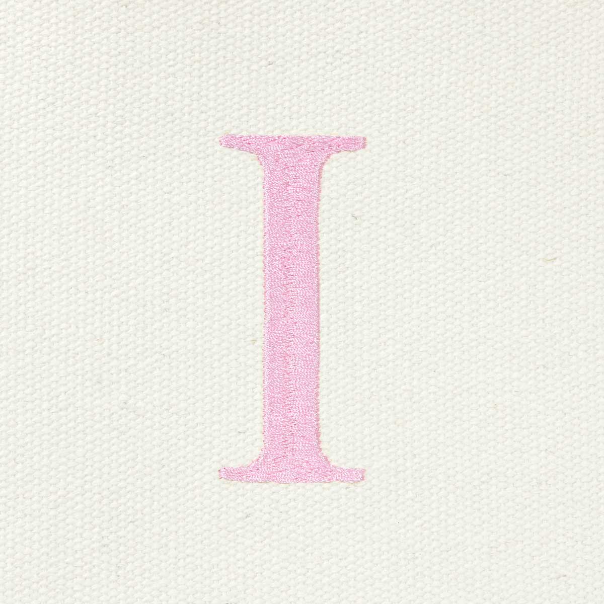 Dalix Medium Personalized Tote Bag Monogrammed Initial Letter - I