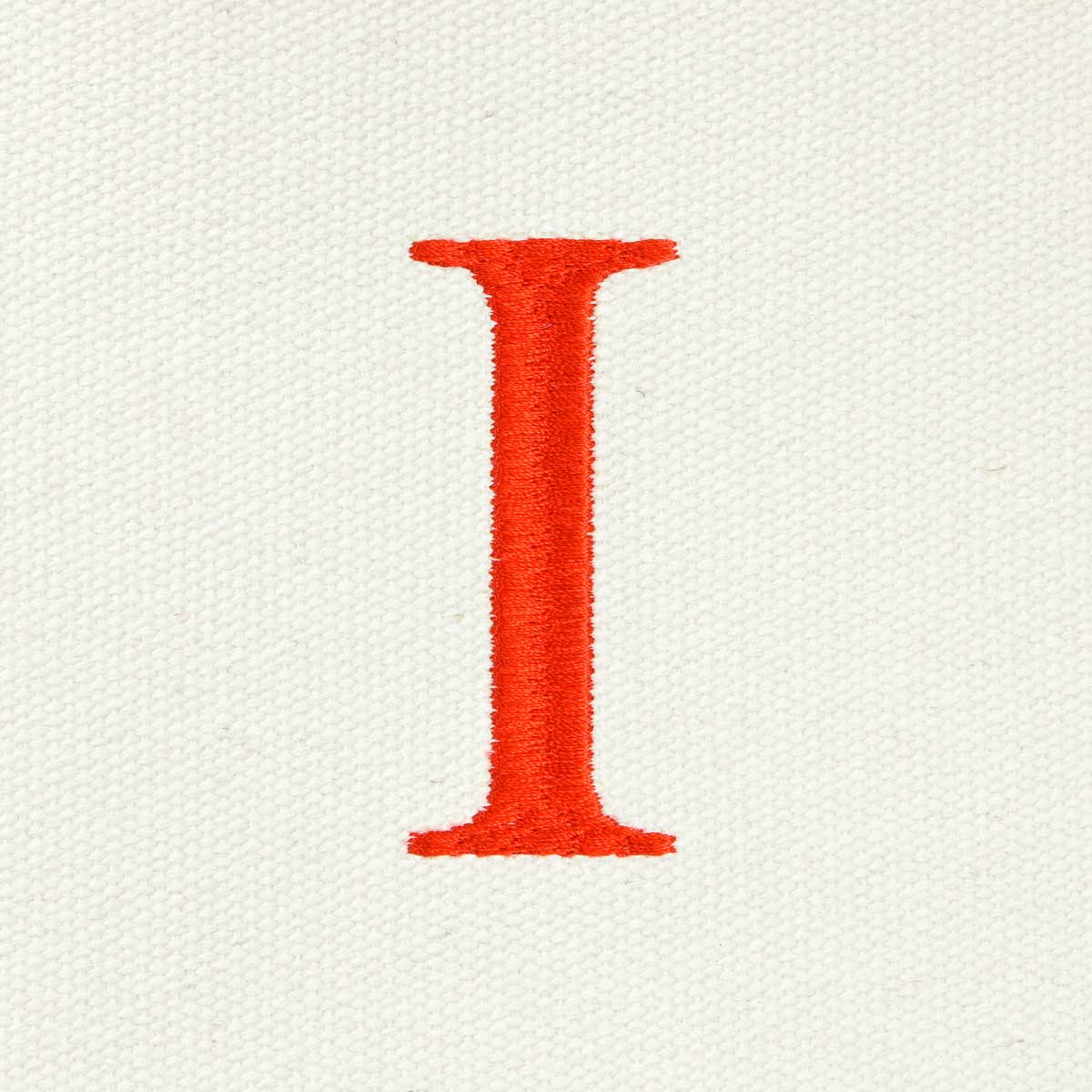 Dalix Medium Personalized Tote Bag Monogrammed Initial Letter - I