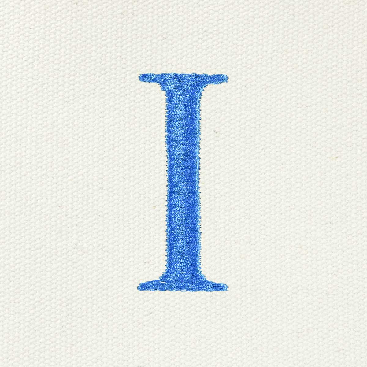 Dalix Medium Personalized Tote Bag Monogrammed Initial Letter - I