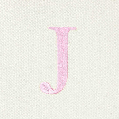 Dalix Medium Personalized Tote Bag Monogrammed Initial Letter - J