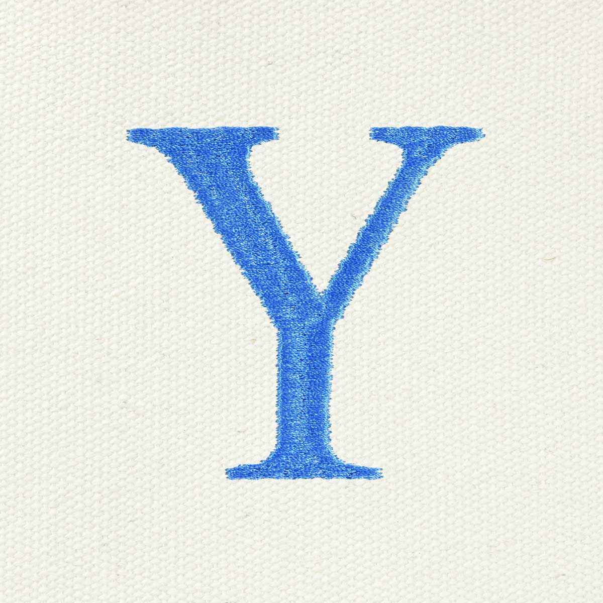 Dalix Medium Personalized Tote Bag Monogrammed Initial Letter - Y