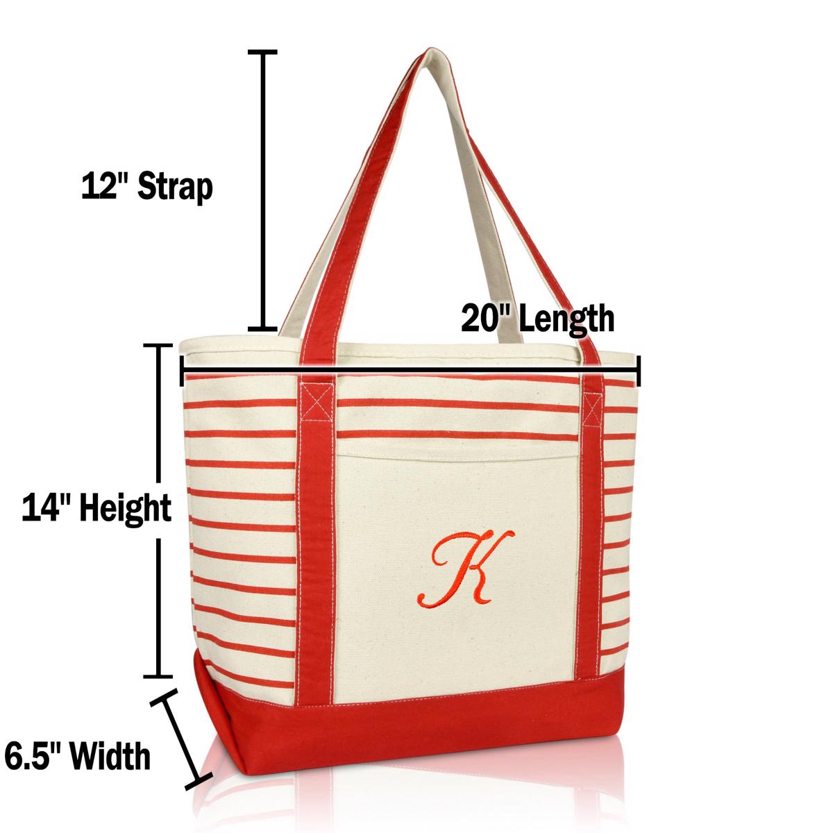 Lands' End  Totes Size Guide