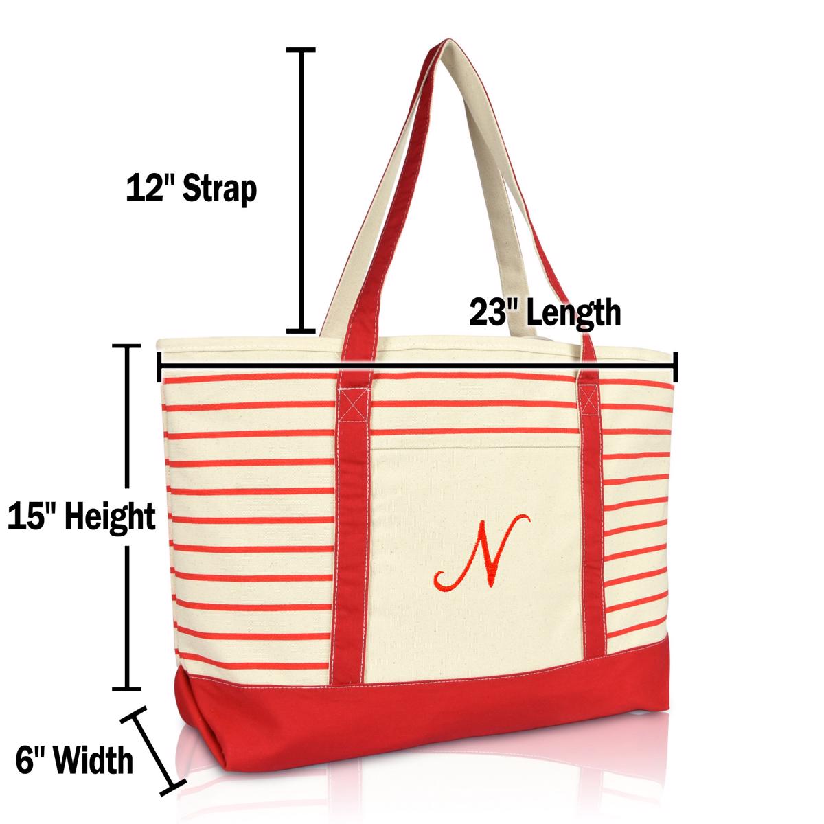 Dalix Women's Natural Tote Bag