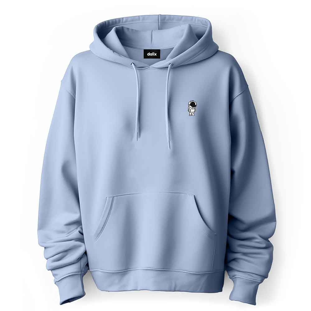 Dalix Astronaut Embroidered Fleece Zip Hoodie Cold Fall Winter Mens in Gold 3XL XXX-Large