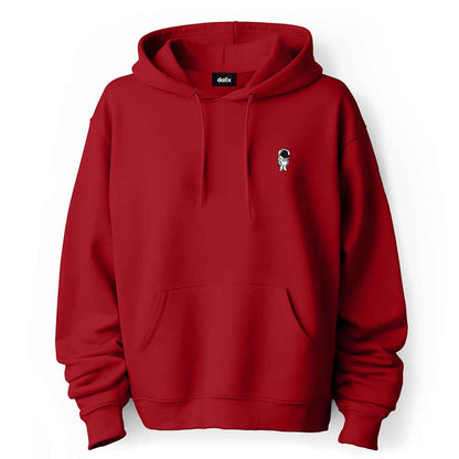 Dalix Astronaut Embroidered Fleece Zip Hoodie Cold Fall Winter Mens in Gold XL X-Large