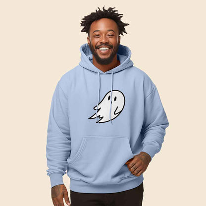 Dalix Giant Ghost Midweight Fleece Hoodie