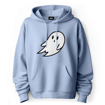 Dalix Giant Ghost Midweight Fleece Hoodie