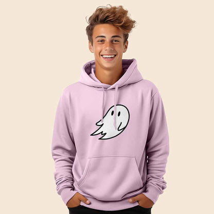 Dalix Giant Ghost Midweight Fleece Hoodie