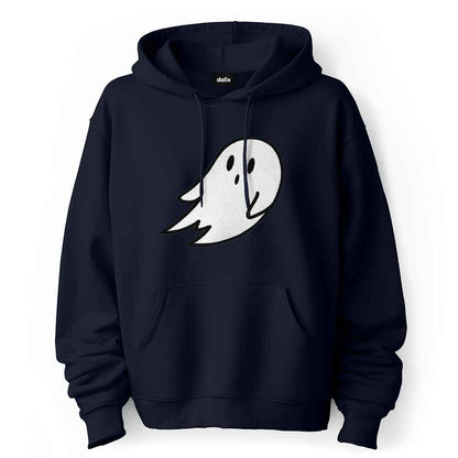 Dalix Giant Ghost Midweight Fleece Hoodie