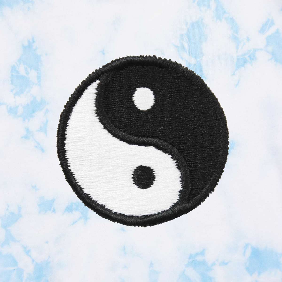 Dalix YinYang Midweight Fleece Tie Dye Crewneck Sweatshirt