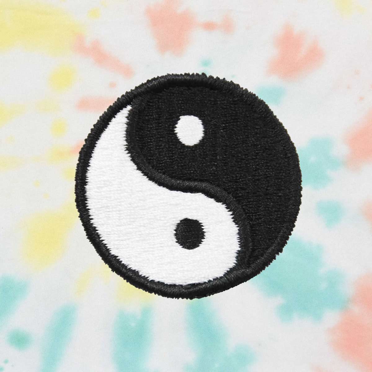 Dalix YinYang Midweight Fleece Tie Dye Crewneck Sweatshirt