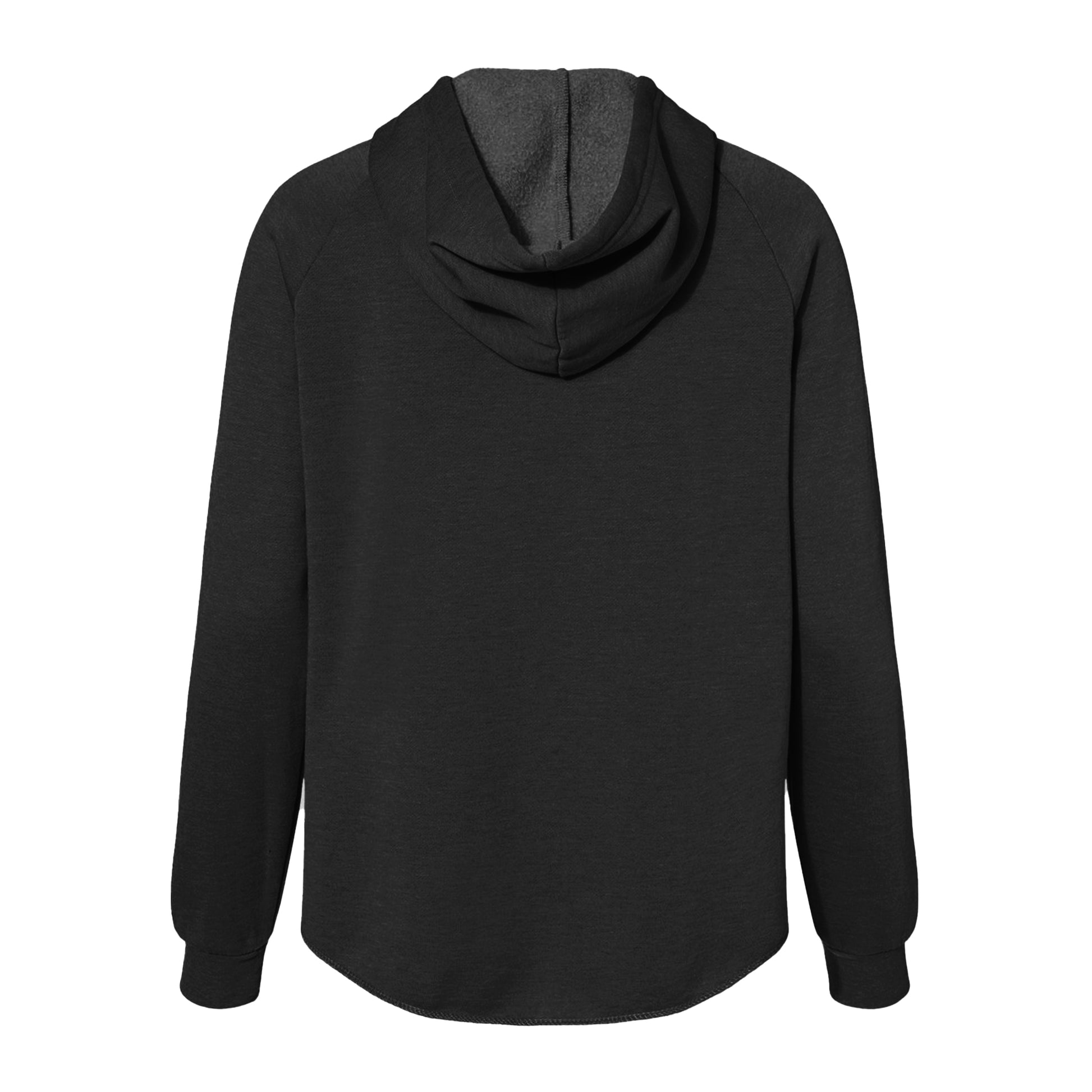 Dalix Be Kind Embroidered Hoodie Fleece Sweatshirt Zip Front Womens in Black 2XL XX-Large