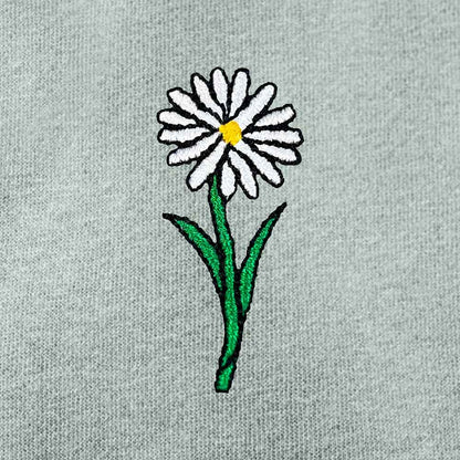 Dalix Daisy Midweight Fleece Raglan Sleeve Zip Hoodie