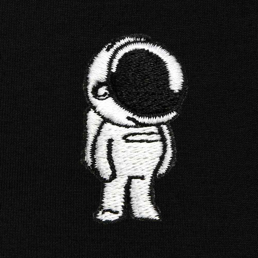 Dalix Astronaut Embroidered Hoodie Fleece Sweatshirt Zip Front Mens in Heather Stone 3XL XXX-Large