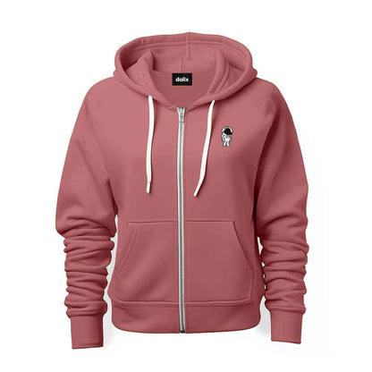 Dalix Astronaut Midweight Fleece Zip Hoodie