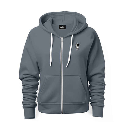 Dalix Astronaut Midweight Fleece Zip Hoodie