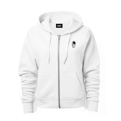 Dalix Astronaut Midweight Fleece Zip Hoodie