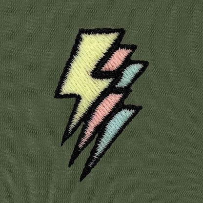 Dalix Lightning Midweight Fleece Zip Hoodie (Glow in the Dark)