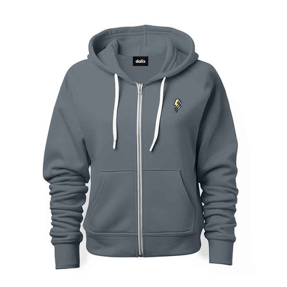 Dalix Lightning Midweight Fleece Zip Hoodie (Glow in the Dark)