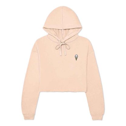 Dalix Double Scoop Midweight Fleece Cropped Hoodie