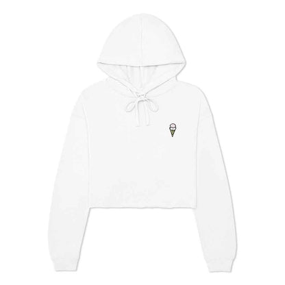 Dalix Double Scoop Midweight Fleece Cropped Hoodie