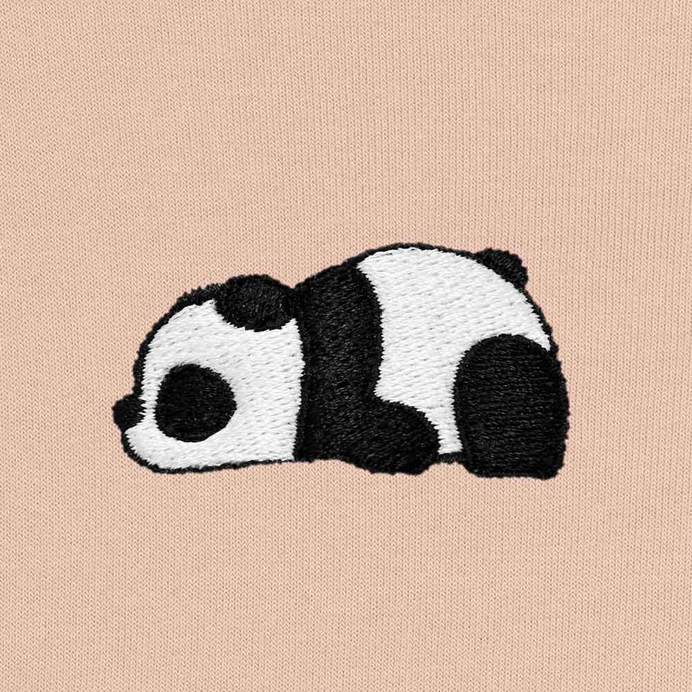 Dalix Panda Midweight Fleece Cropped Hoodie