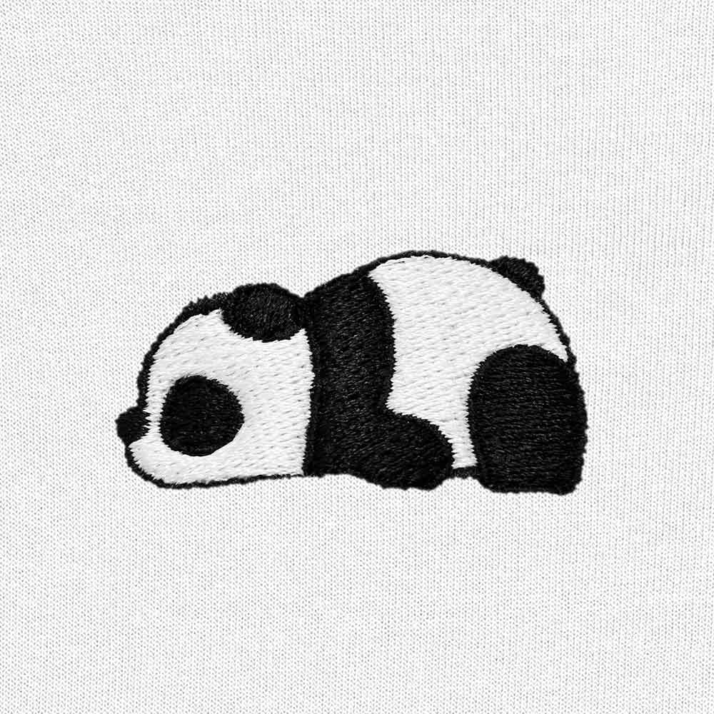 Dalix Panda Midweight Fleece Cropped Hoodie