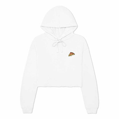 Dalix Pizza Cropped Hoodie