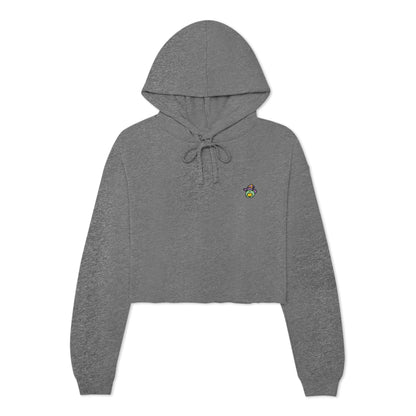 Dalix Sorcerer Frog Midweight Fleece Cropped Hoodie