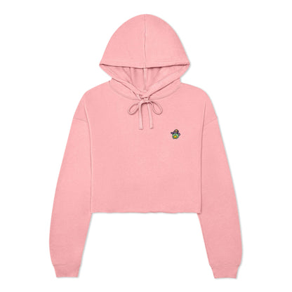 Dalix Sorcerer Frog Midweight Fleece Cropped Hoodie
