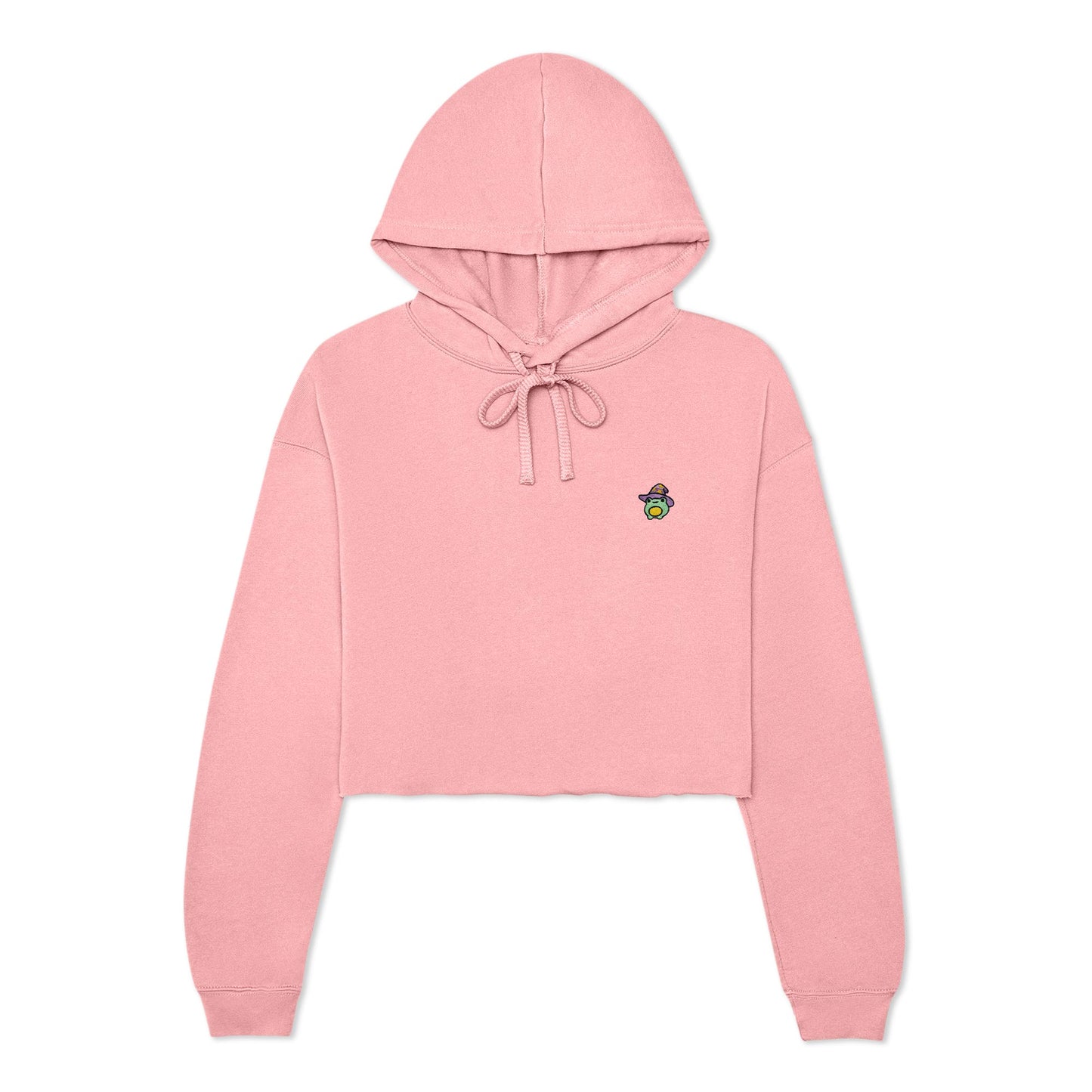 Dalix Sorcerer Frog Midweight Fleece Cropped Hoodie