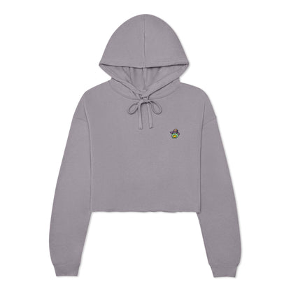 Dalix Sorcerer Frog Midweight Fleece Cropped Hoodie