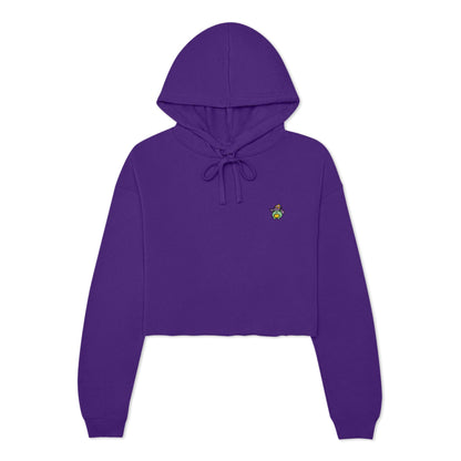 Dalix Sorcerer Frog Midweight Fleece Cropped Hoodie